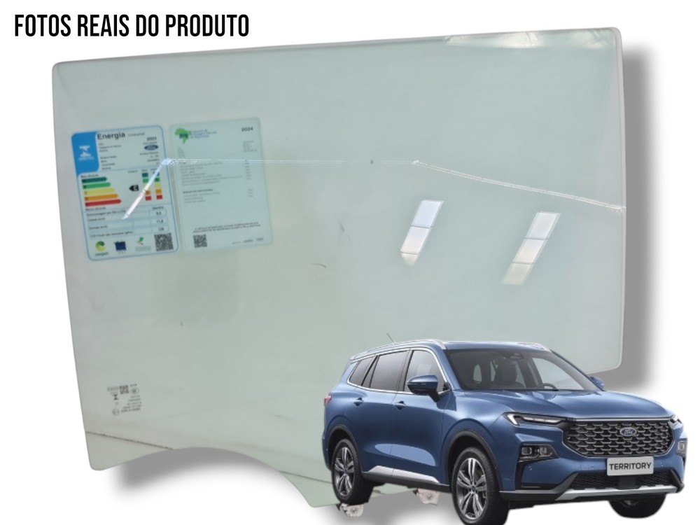 Vidro Porta Traseira Esquerda Ford Territory 2025 0km