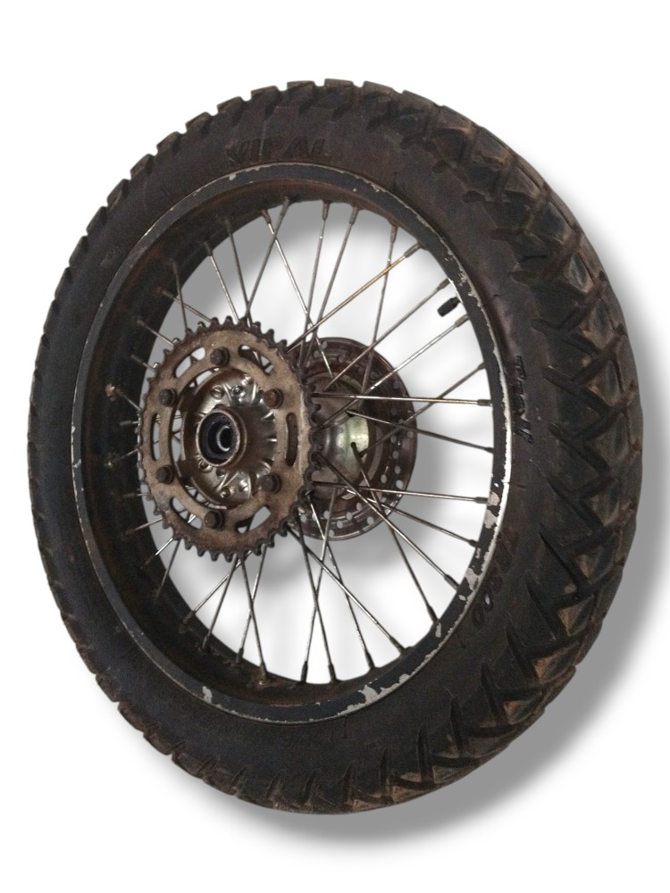 Roda traseira com pneu disco e coroa Yamaha Xtz 250  Tenere