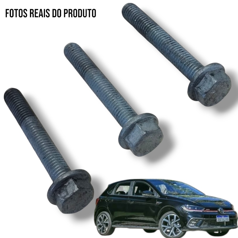 Kit 3 Parafusos Suporte Coxim Motor Volkswagen Polo 2024 1