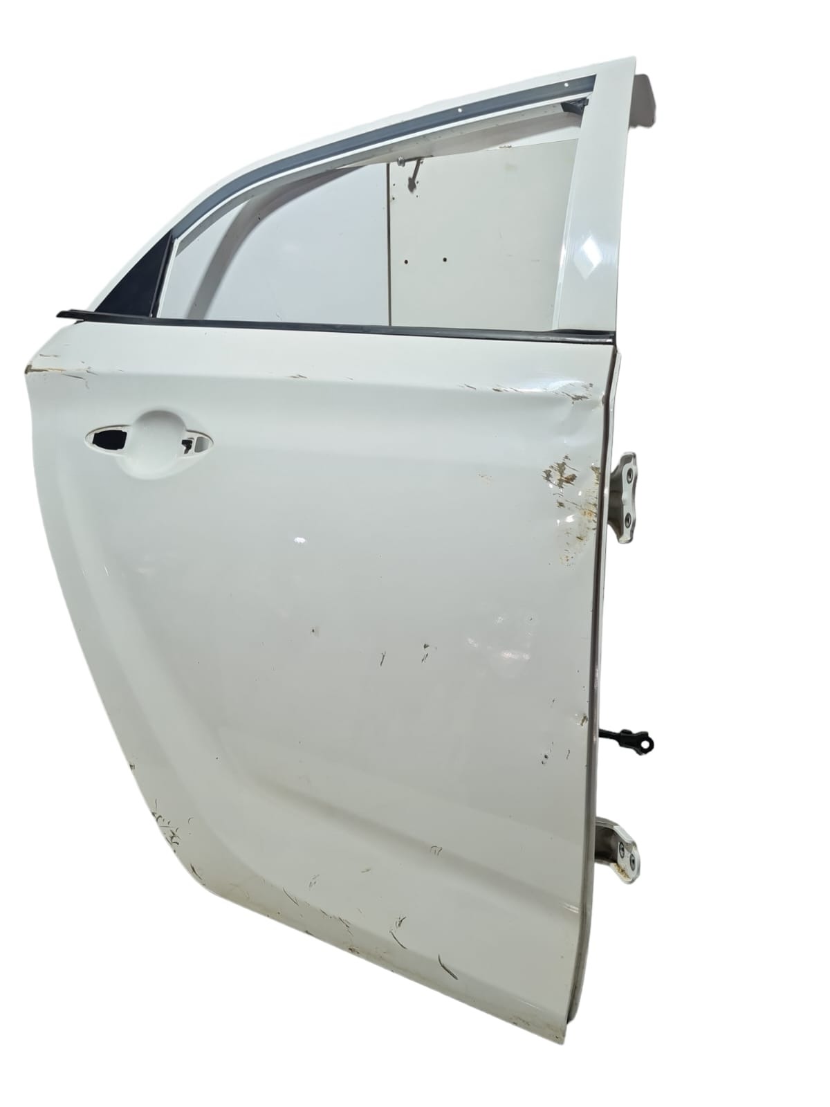 Porta Traseira Direita Hyundai Hb20 2013   Hatch Detalhe  Traseira Direito Branco 2