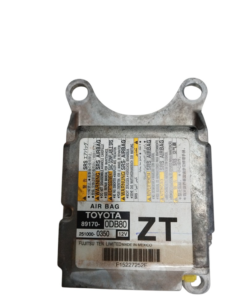 Módulo ecu airbag Toyota Yaris 2022 2023 ORIGINAL acionado 3