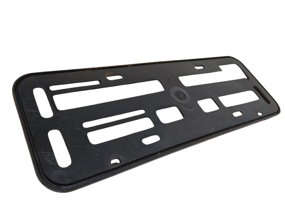 Moldura Suporte Protetor Placa Trasei. Mercedes Cls 500 2005 Preto 5