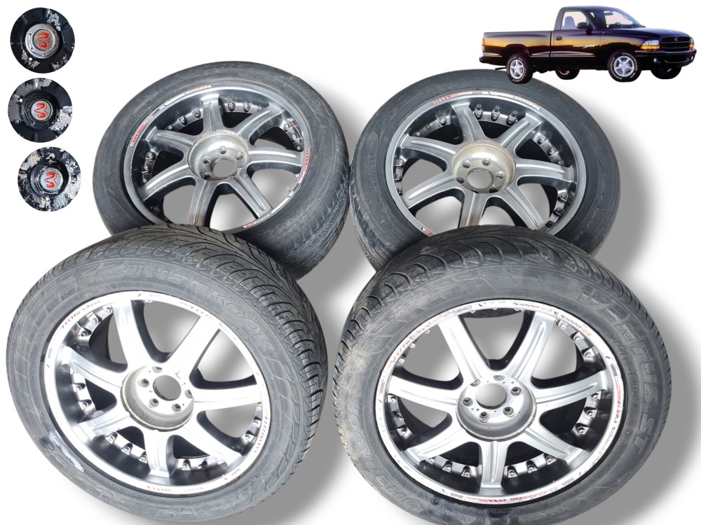 Jogo De Rodas C Pneus 265/50 R20 Dodge Dakota 1999 Picapes