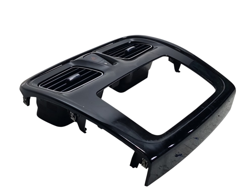 Moldura painel acabamento central Renault logan ano 2013 1
