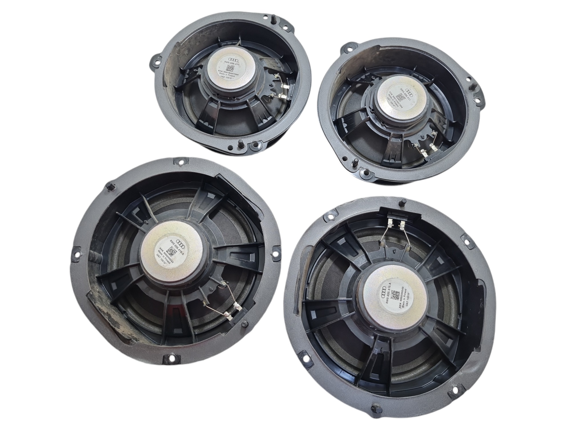 Kit 4 Auto-falantes Original Audi A4 Avant 2019 8w0035415a Preto 5