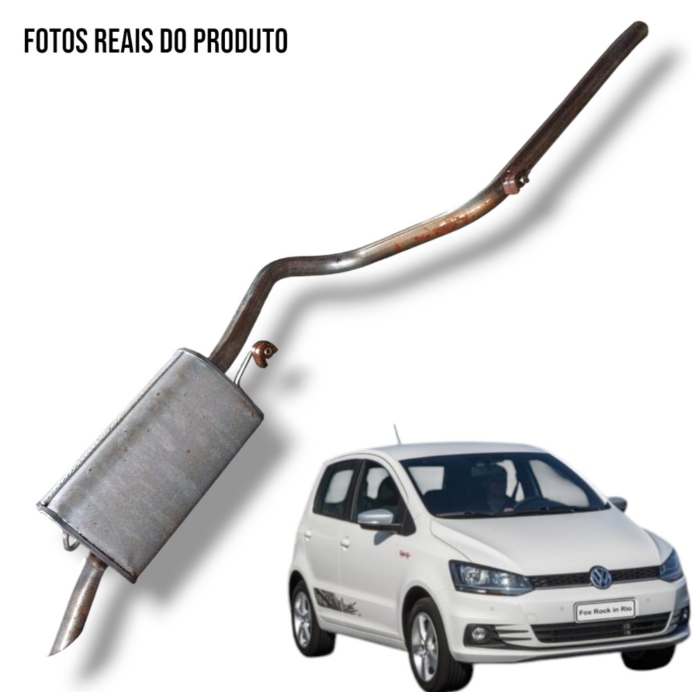 Escapamento Silencioso Volkswagen/novo Fox Cl Mb 2016 5z0120 1