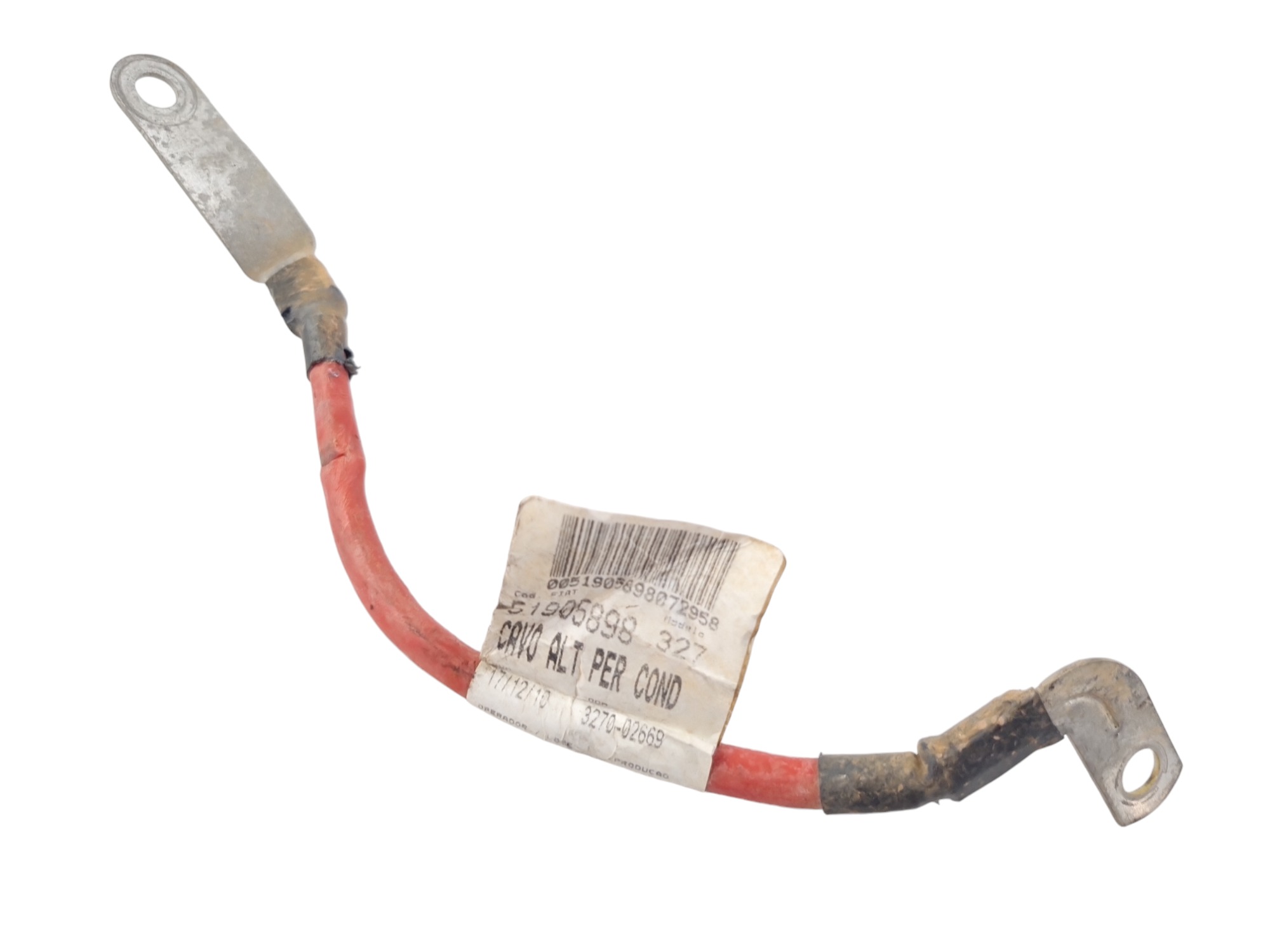 Cabo Positivo Bateria Fiat Mobi Palio Uno 2013 A 2021 3