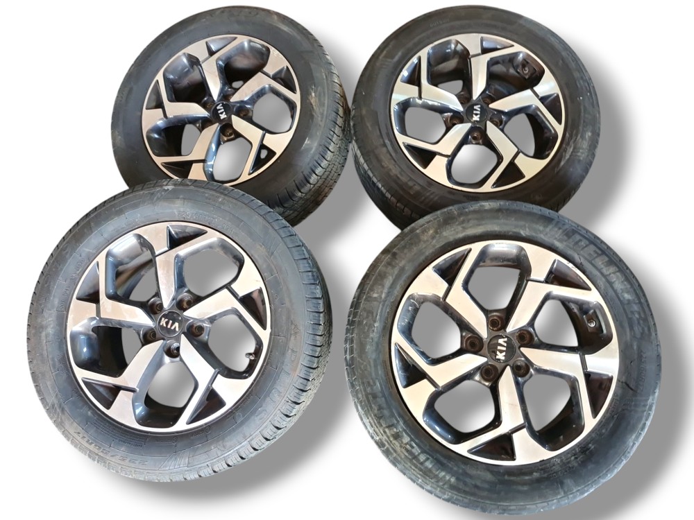 Jogo de rodas c pneu 4x 225/60R17 Kia Sportage 2019 2020 1