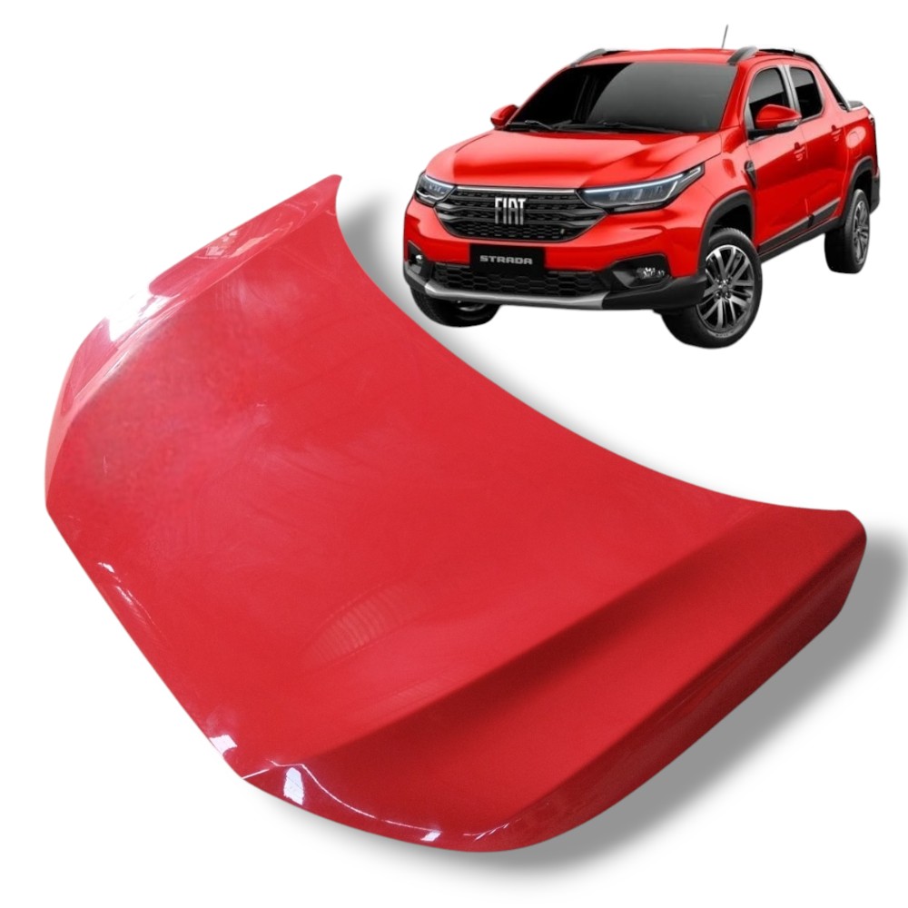 Capô Fiat Strada Volcano 2023 Original Detalhe 1