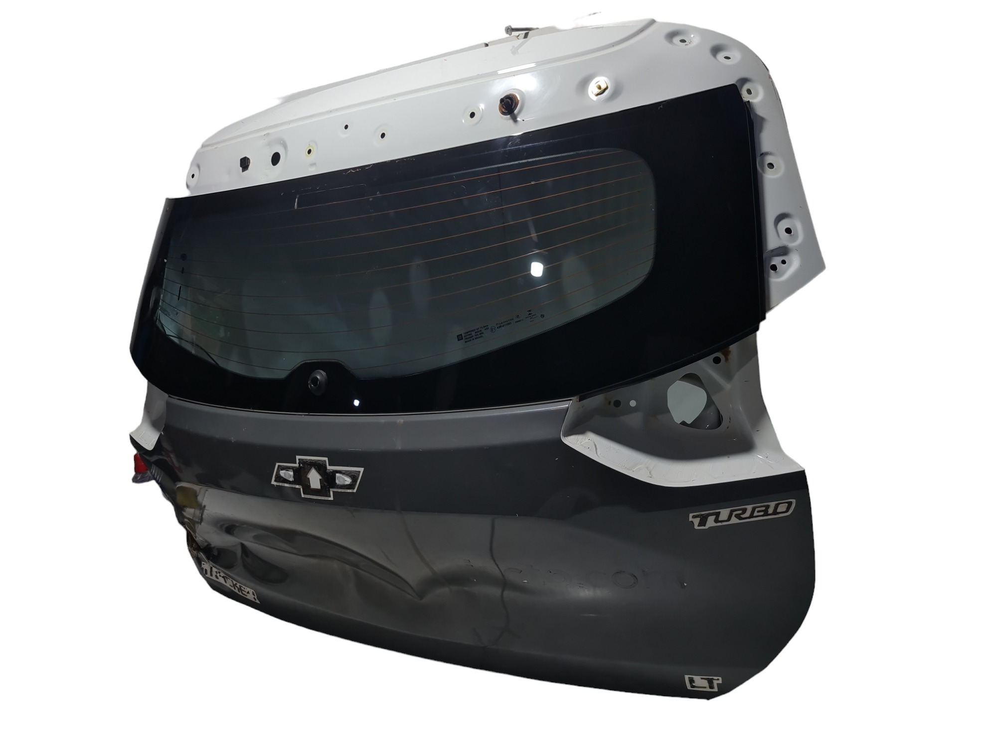 Tampa Traseira Porta Mala Tracker Lt Ecoturbo 22 Detalhe Branco 4