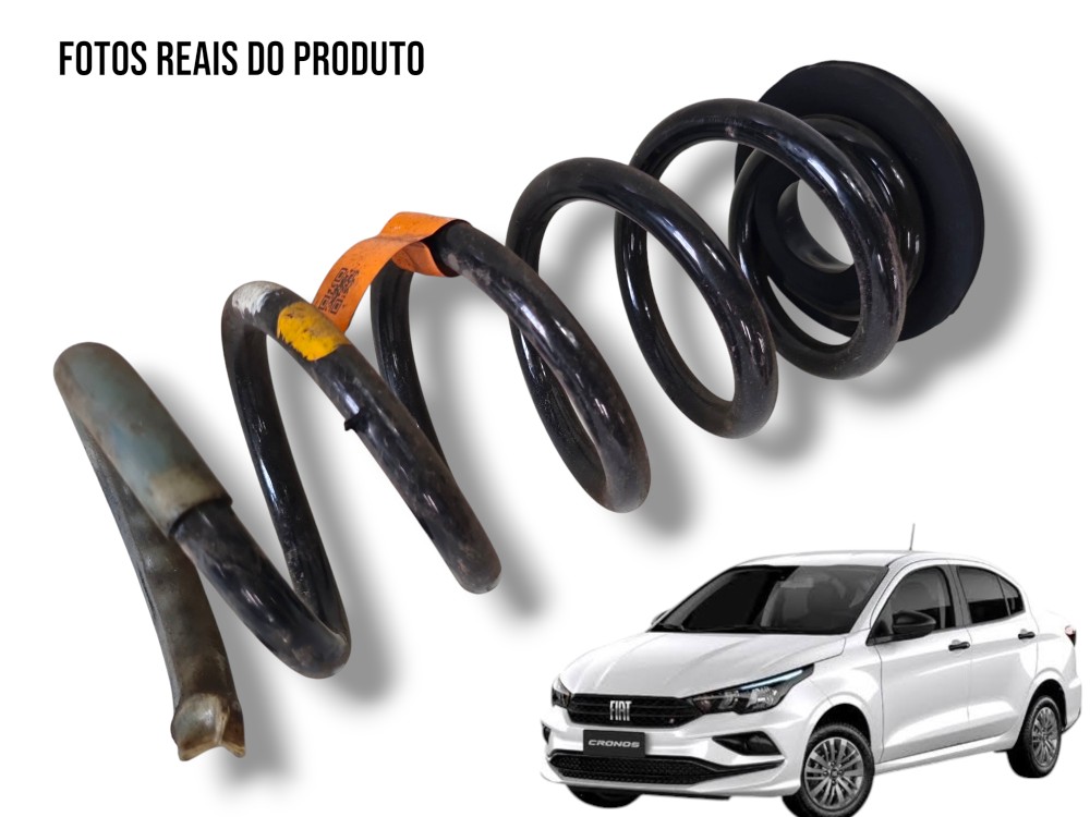 Mola do amortecedor traseiro Fiat Cronos 2023 521843050 1