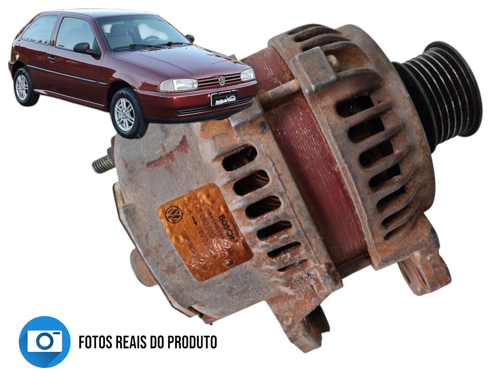Alternador 1.0 8v At Mi 55a Vw Gol 1997 A 1999 Original