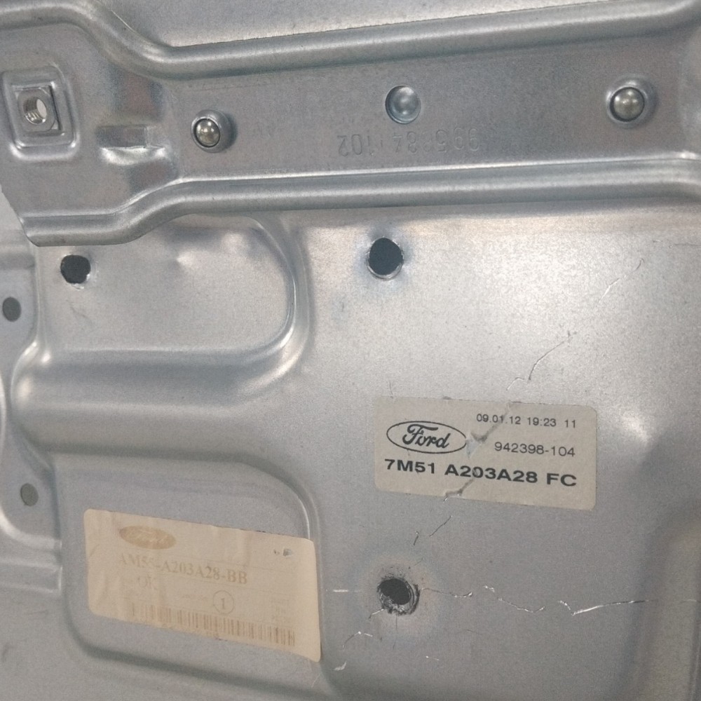Chapa Máquina Vidro Dianteiro Direito Ford Focus Hc 2013 4