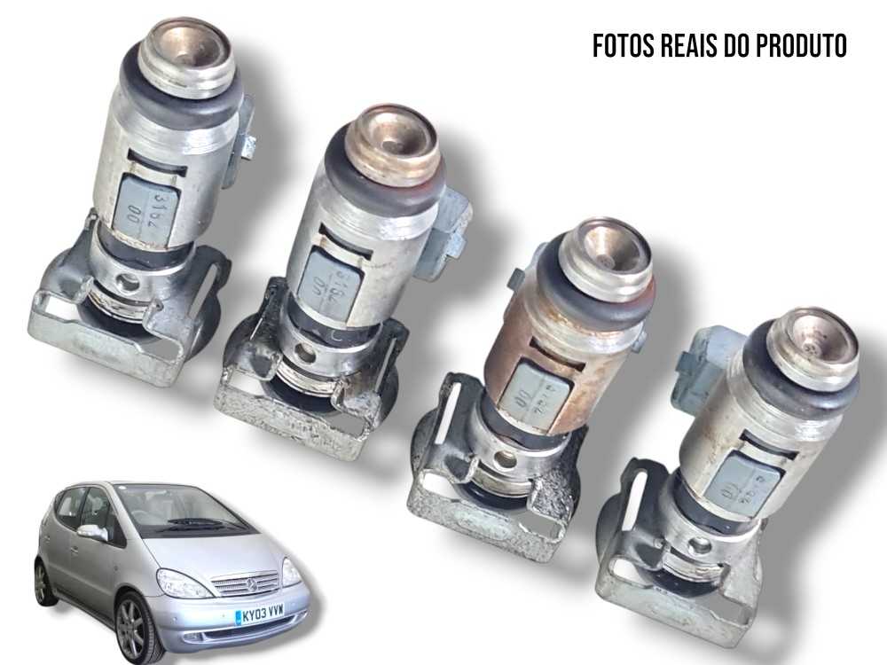 Kit Bico Injetor 4x Mercedes Classe A160 2002 Original 1