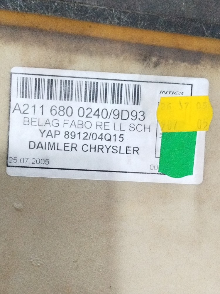 Assoalho Dianteiro Direita Mercedes Cls 500 2005 2006 7