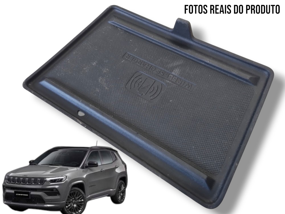 Borracha Acabamento Carregador Indução Jeep Compass 2023