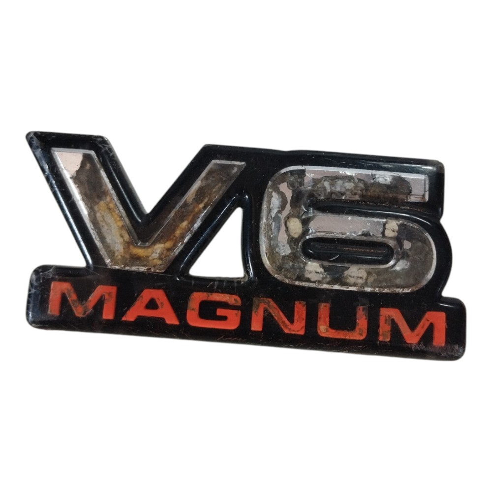 Emblema V6 Magnum Dodge Dakota 1998 1999 Original Detalhe 4