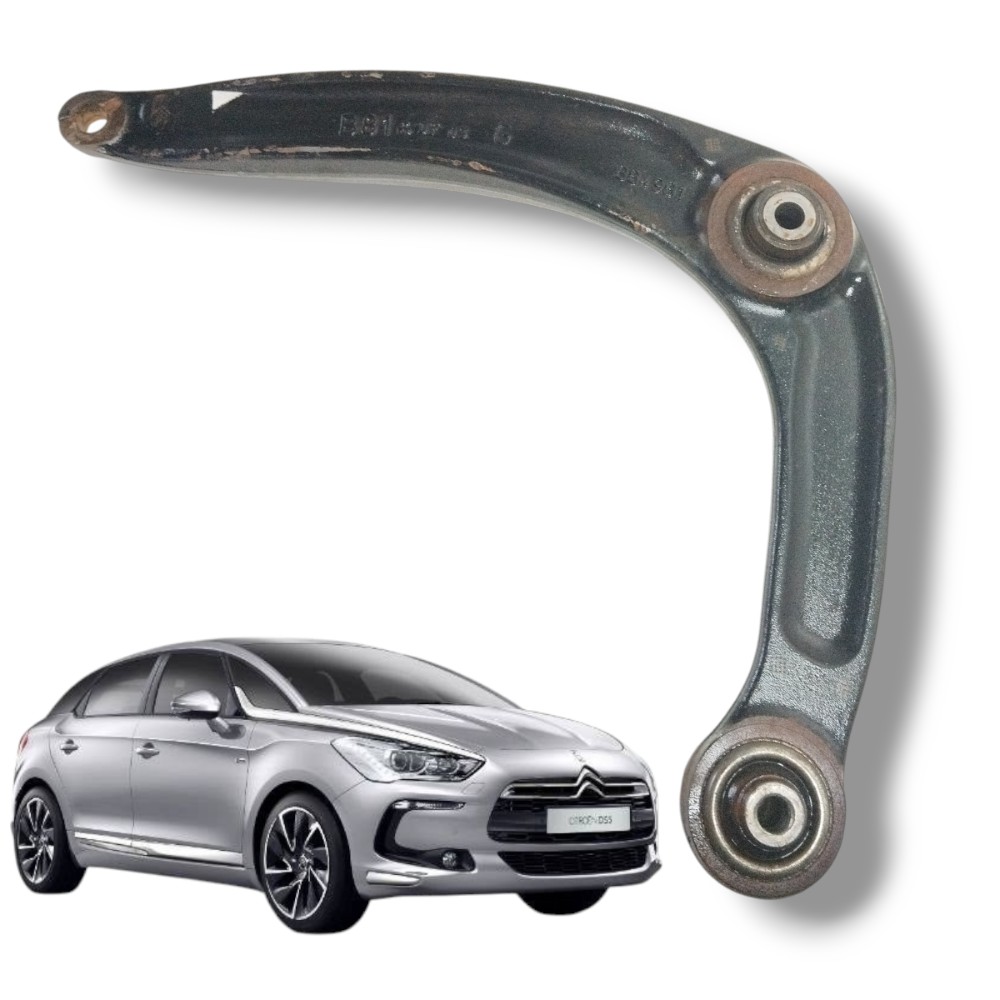 Braço esquerdo suspensão dianteira Citroen DS5 2015 original 1