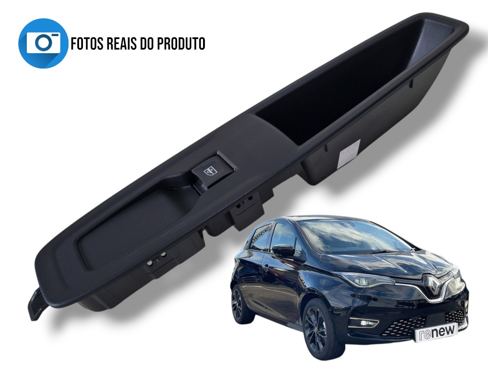 Moldura Botão Vidro Dianteiro Direito Renault Zoe 2022 1
