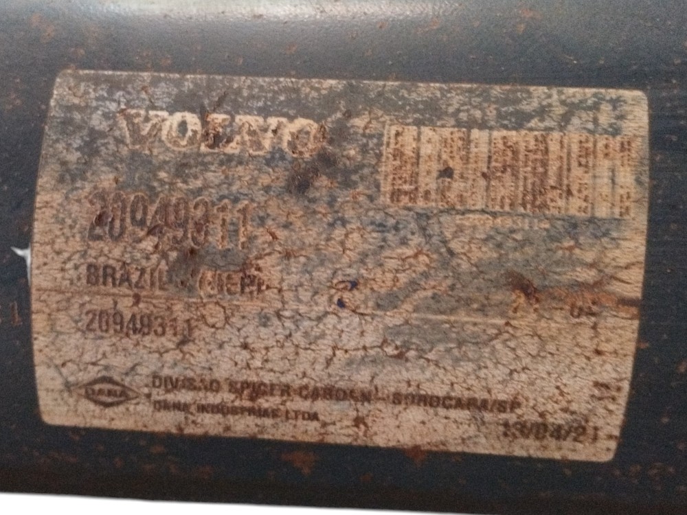 Cardan Traseiro Carreta Volvo Vm330 2021 20949311 Usado 4