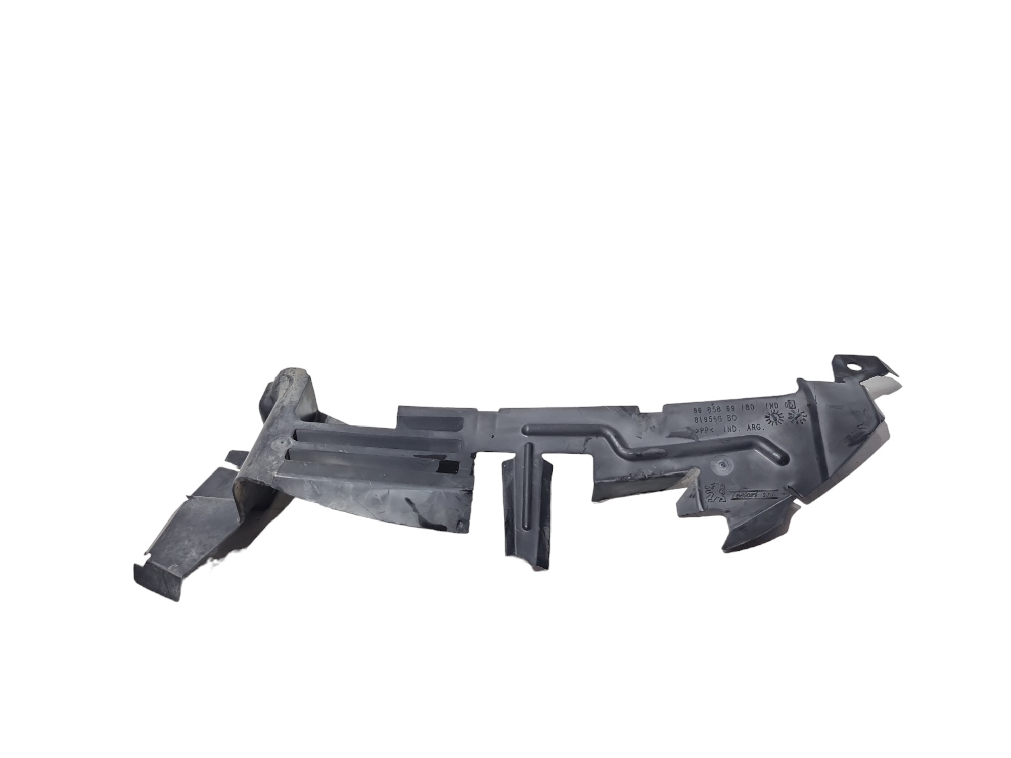Defletor Esquerdo Radiador Peugeot 207 2013 Original 4