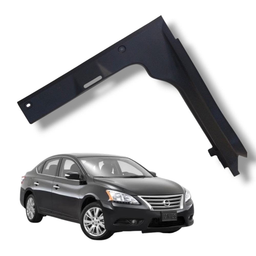 Acabamento Traseiro Banco Nissan Sentra 2016 Original Preto 1