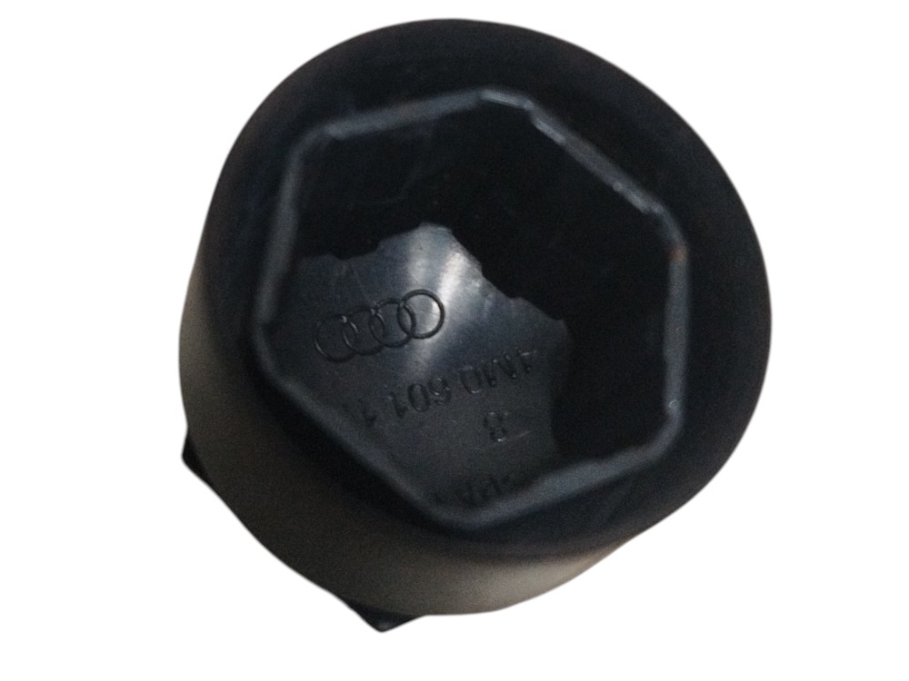 Capa de parafuso de roda preto Audi Etron ORIGINAL 4