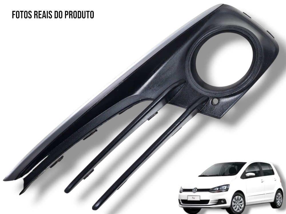 Moldura Farol Milha Lado Direito Vw Crossfox Fox 2004 A 2018 Direito 1