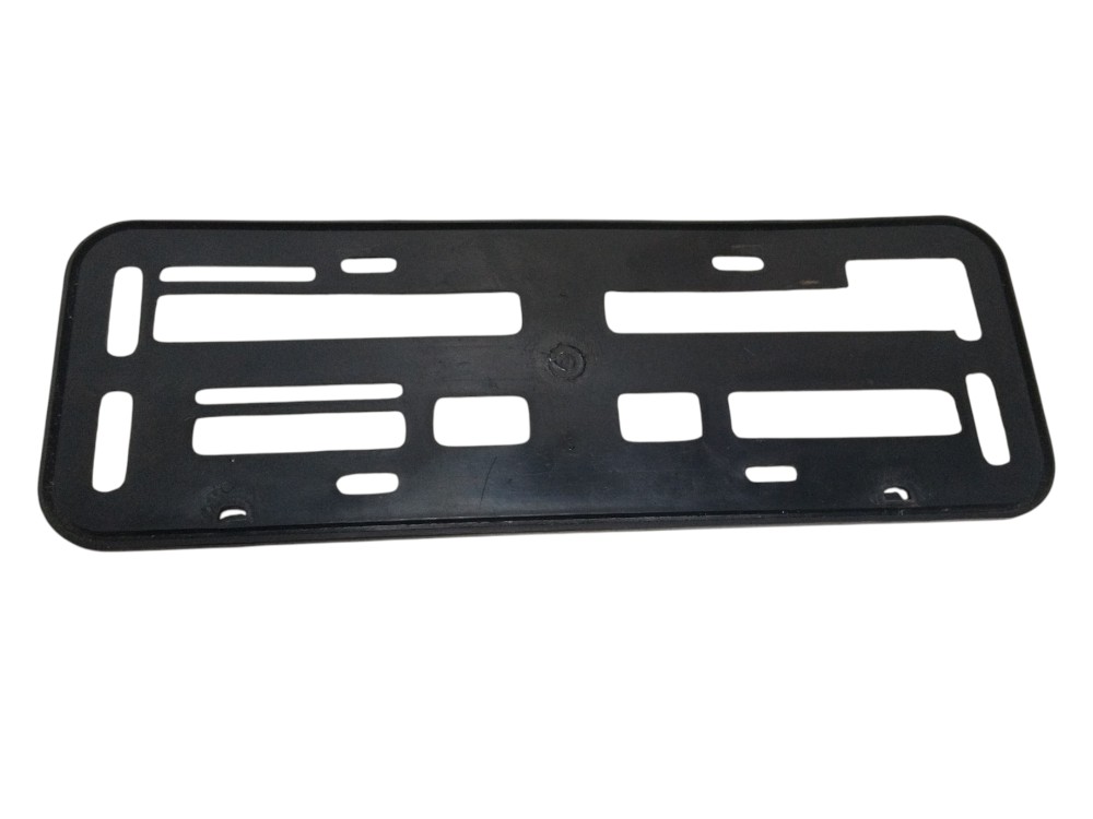 Moldura Suporte Protetor Da Placa Mercedes Cls 500 2005 2006 Preto 6