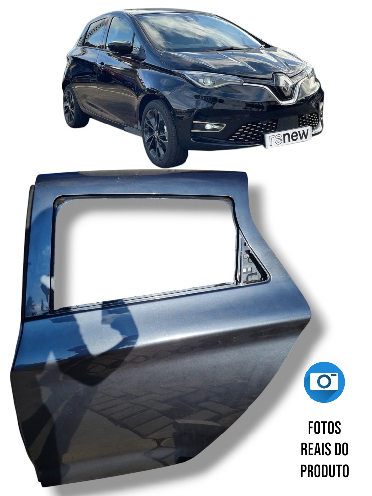 Porta Traseira Esquerda Renault Zoe 2022 Ótimo Estado  Traseira Esquerdo 1