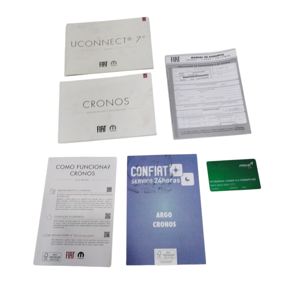 Kit Manual Instrução Do Proprietário Fiat Cronos 1.3 2023 4