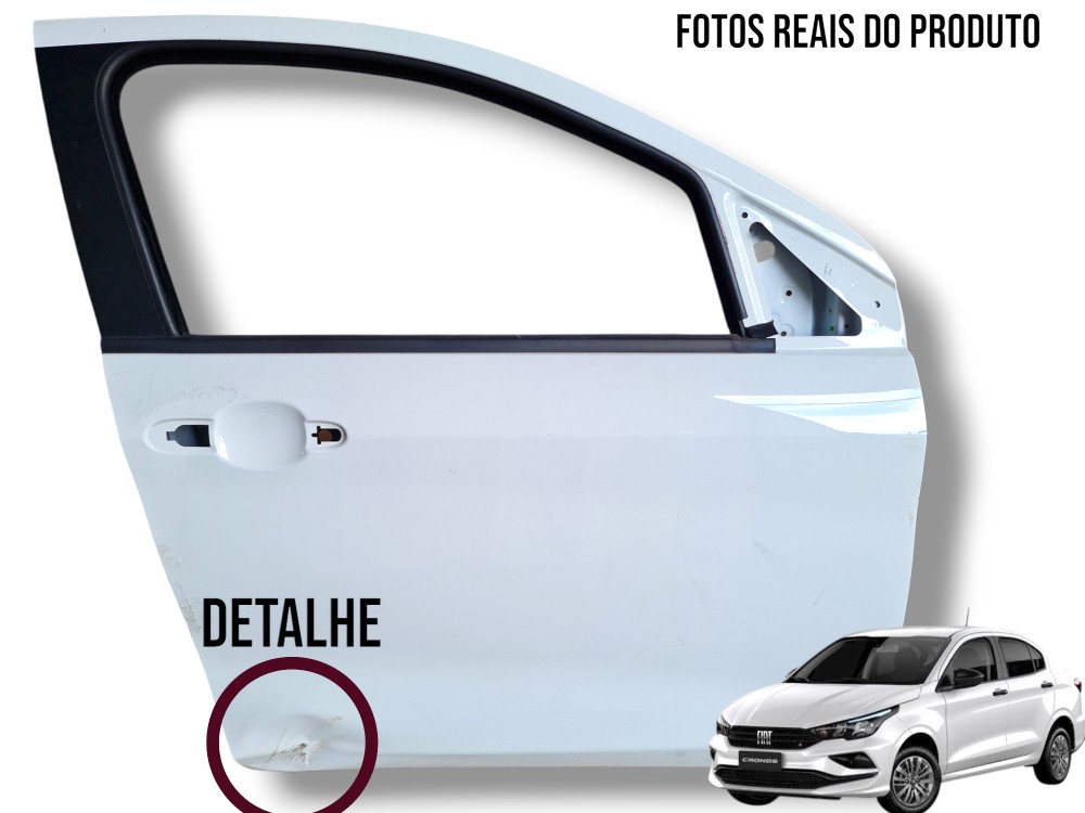Porta Dianteira Direita Fiat Cronos 2023 Detalhe  Dianteira Direito