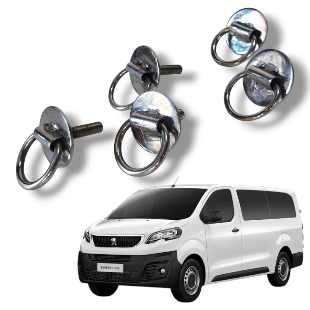 Kit Cinco Presilhas Peugeot Expert Furgão 2021 Originais 1