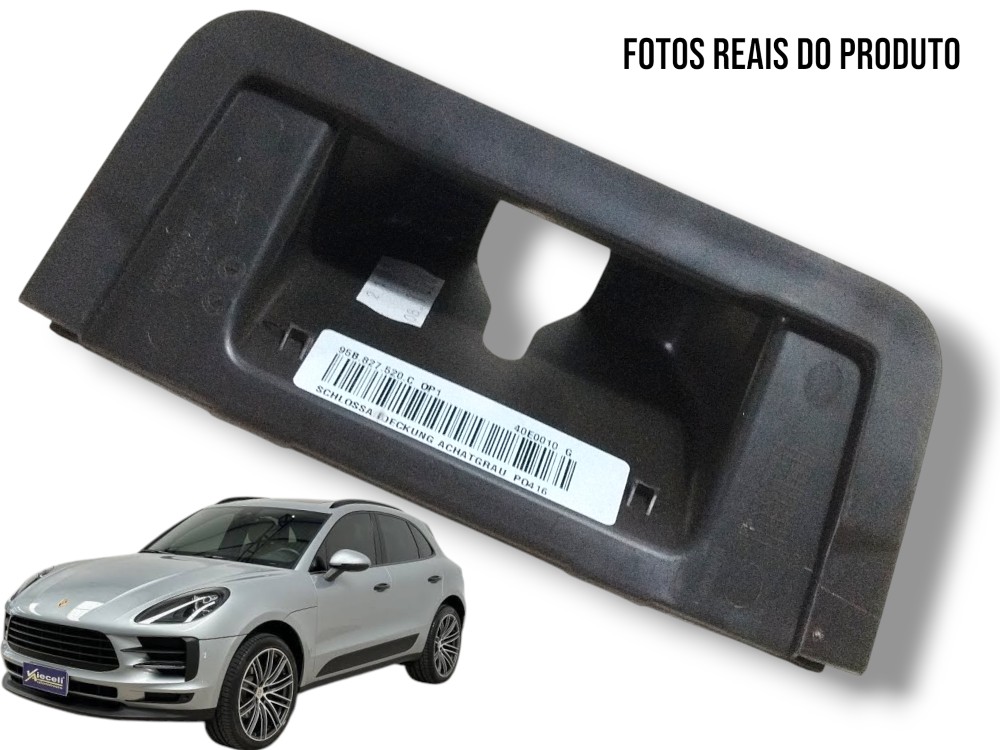 Acabamento Fechadura Trava Porta Mala Porsche Macan 2021