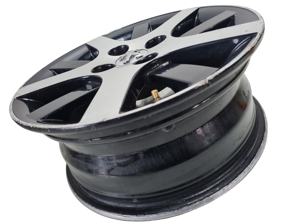 Roda Aro 15 Peugeot 207 2013 Cinza Original /marcas De Uso 4
