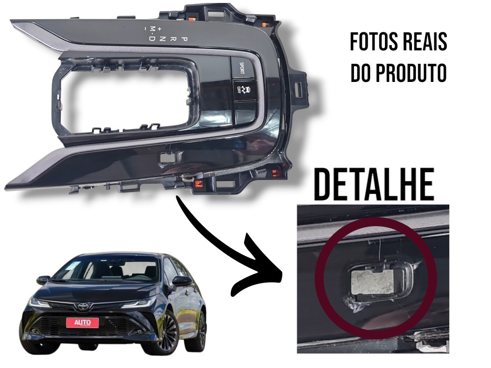 Moldura Câmbio / Comando Sport Toyota Corolla Grs 2024 2