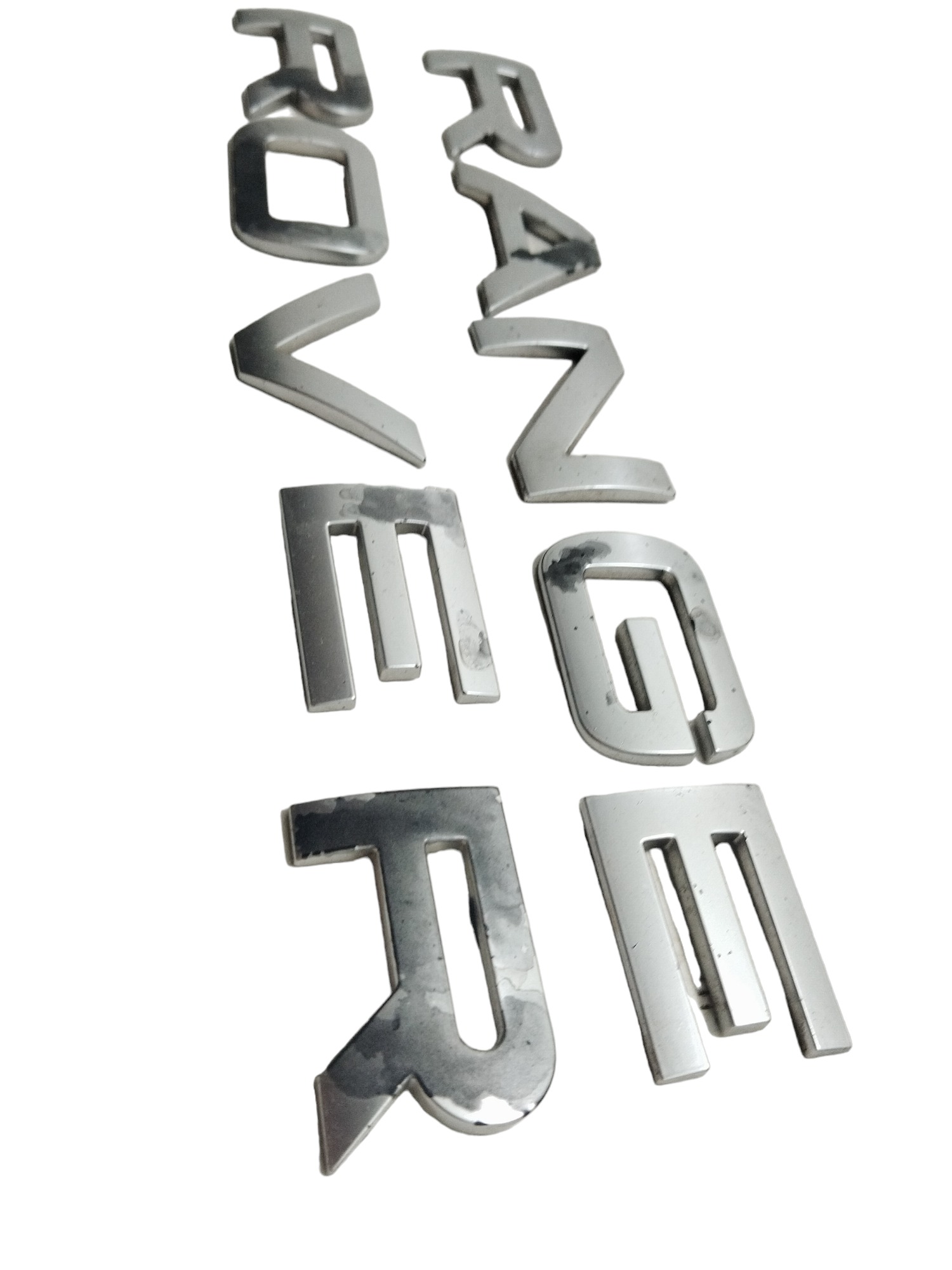 Emblema Letreiro Range Rover Vogue 2015/2016 Orig Restaurar Prata Manchado 1