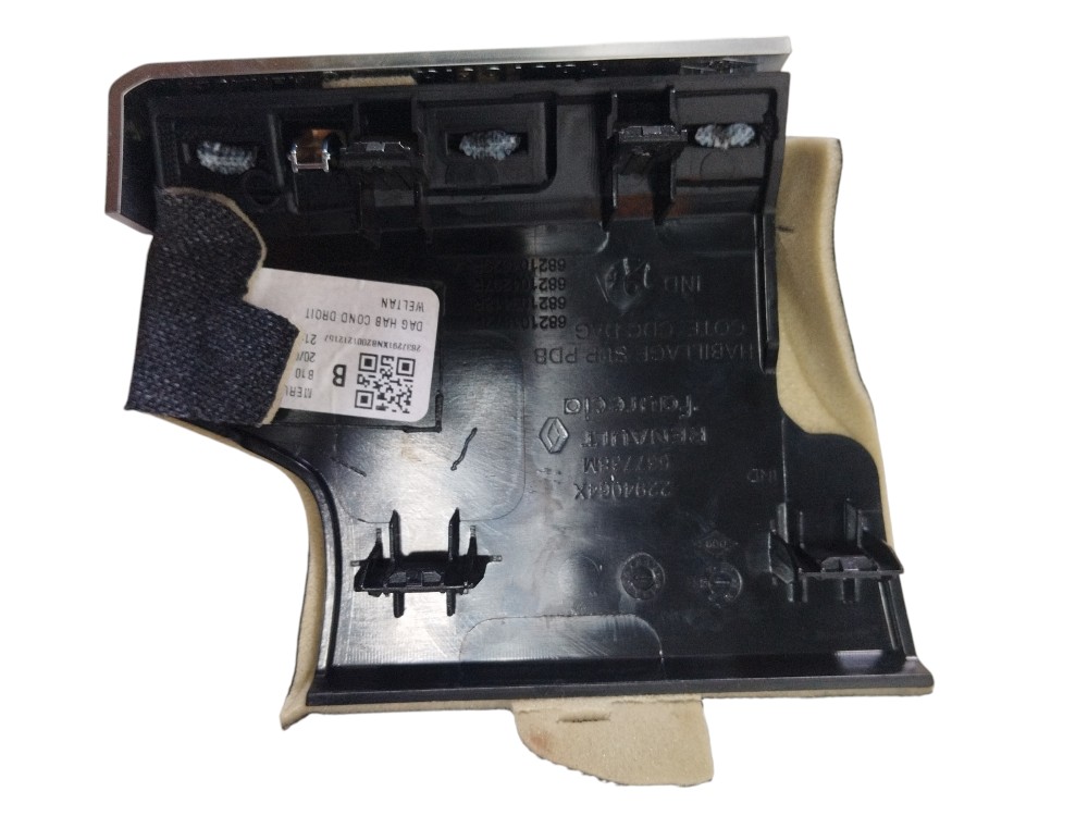 Acabamento Esquerdo Painel Renault Zoe Neo 2022 682101872r 3