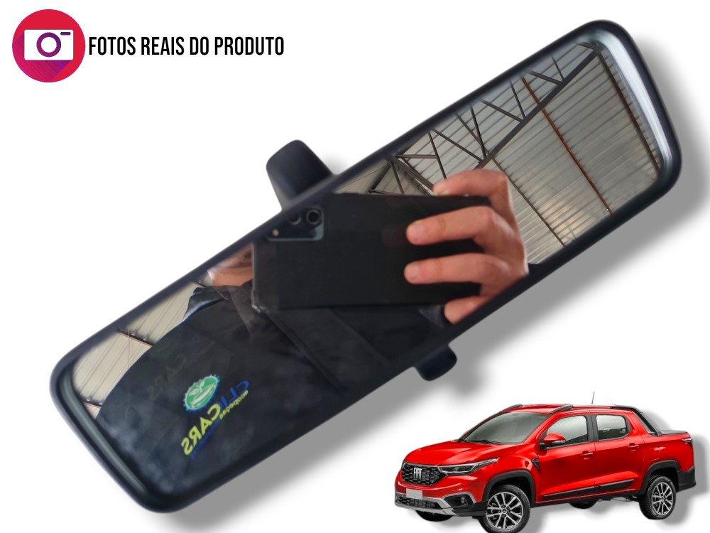 Espelho Interno Central Fiat Strada Volcano 2023 Original 1