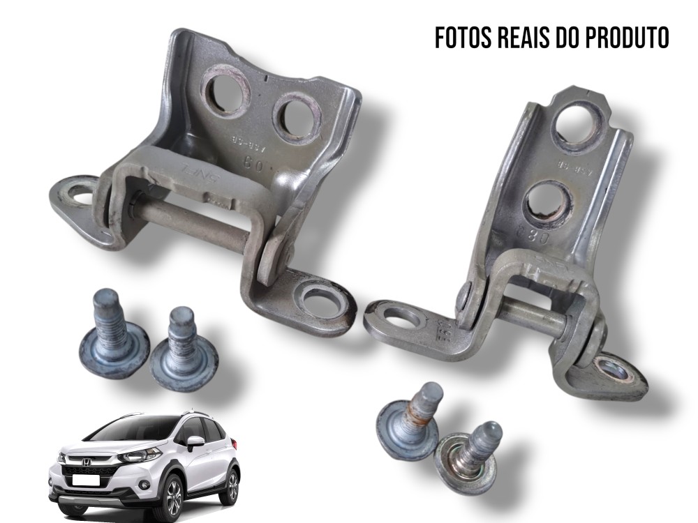 Par Dobradiça Porta Dianteira Esquerda Honda Wr-v 2021 1
