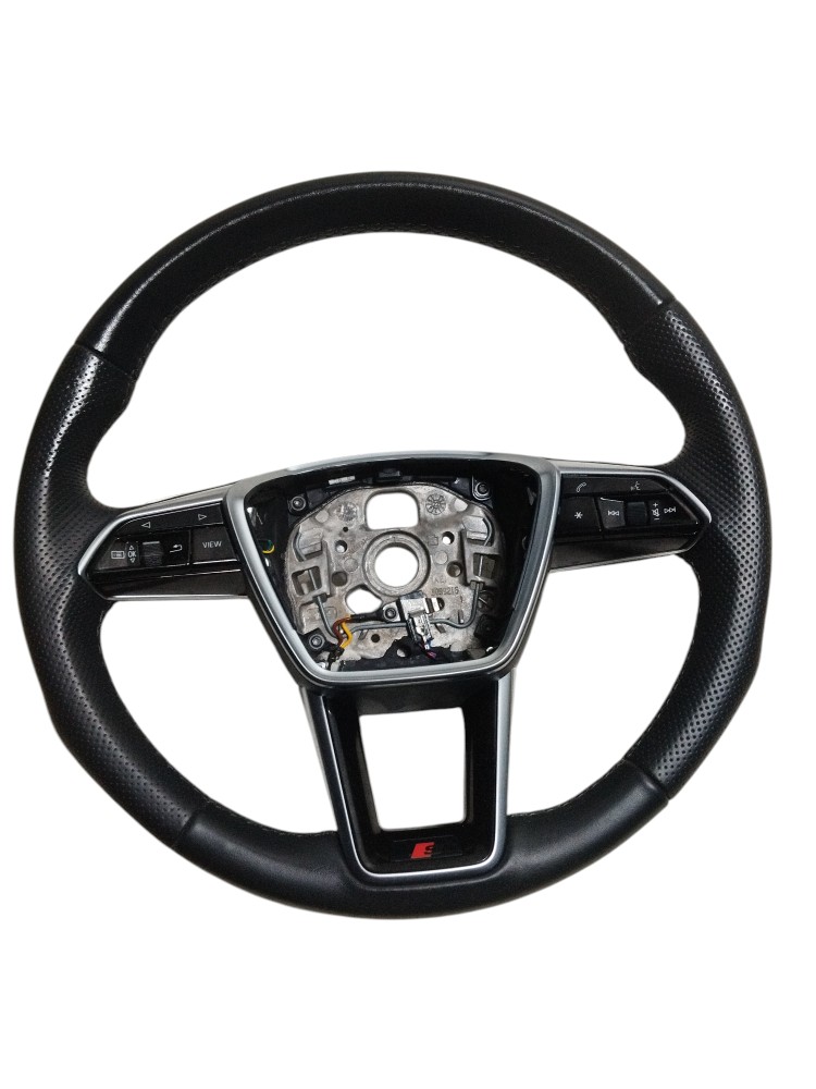 Volante de direção ORIGINAL Audi E-tron elétrico 2022 couro 3