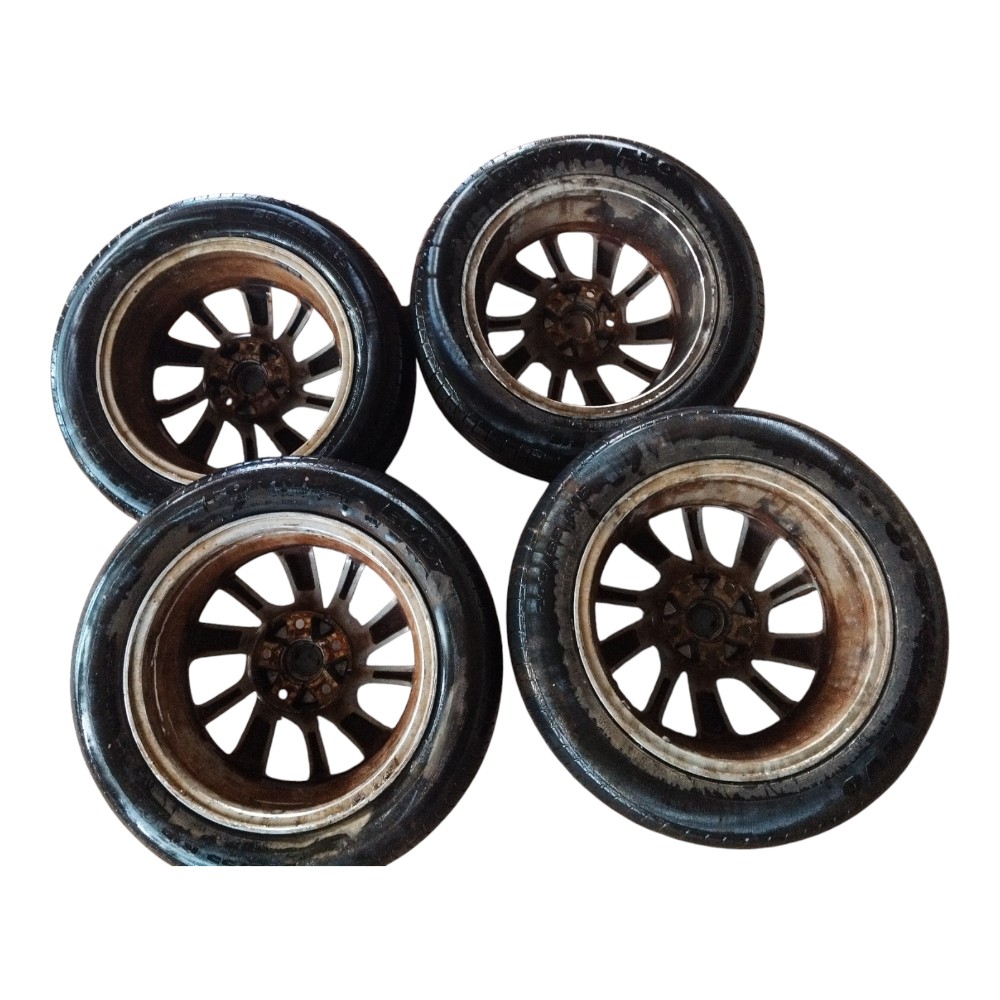 Jogo Roda Liga Leve Aro 16 Original Nissan Sentra Detalhes Prata 8