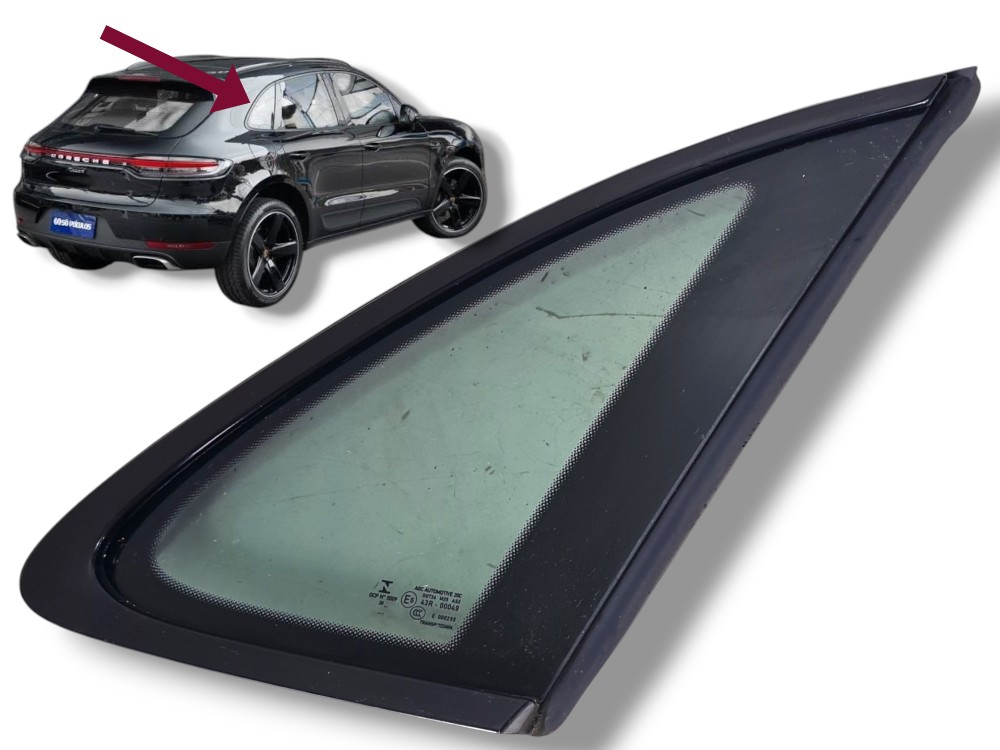 Vidro Traseiro Vigia Direito Porsche Macan 2021 1