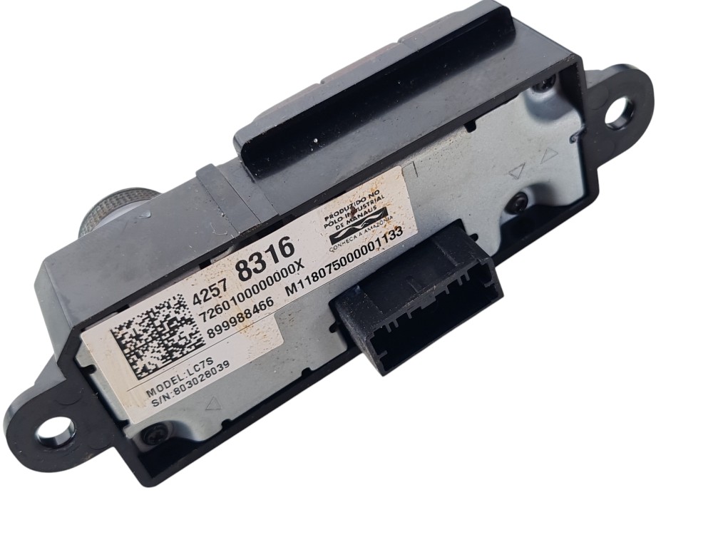 Botão Comando Multimídia Gm Prisma 2019 Original 42578316 6