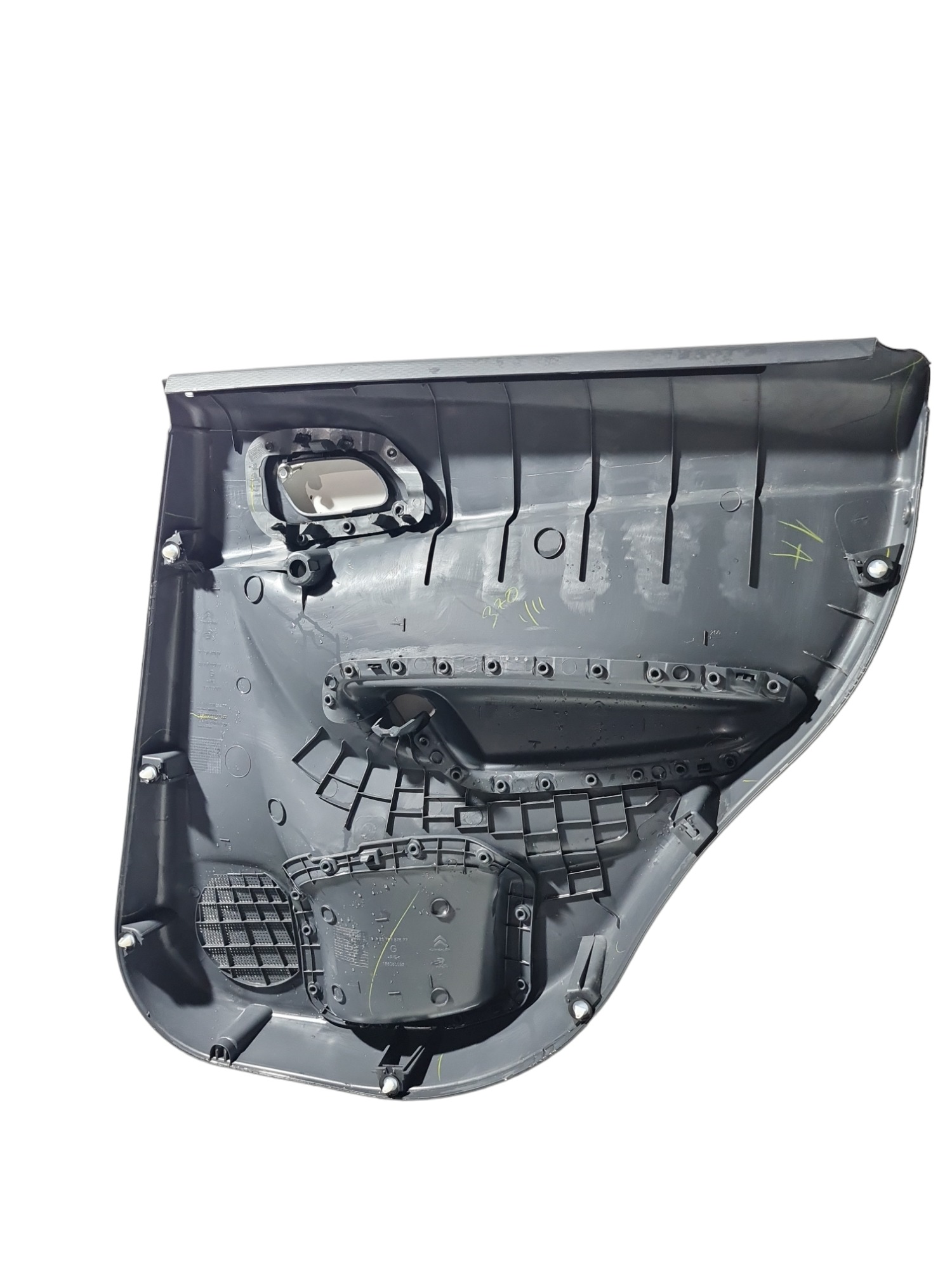Forro De Porta Traseira Esquerda Citroen C3 2017 Preto 5