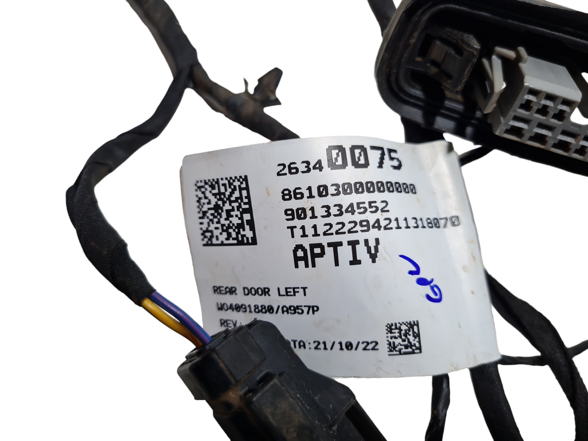 Chicote Porta Traseira Esquerda Gm Tracker 2022 26340075 5