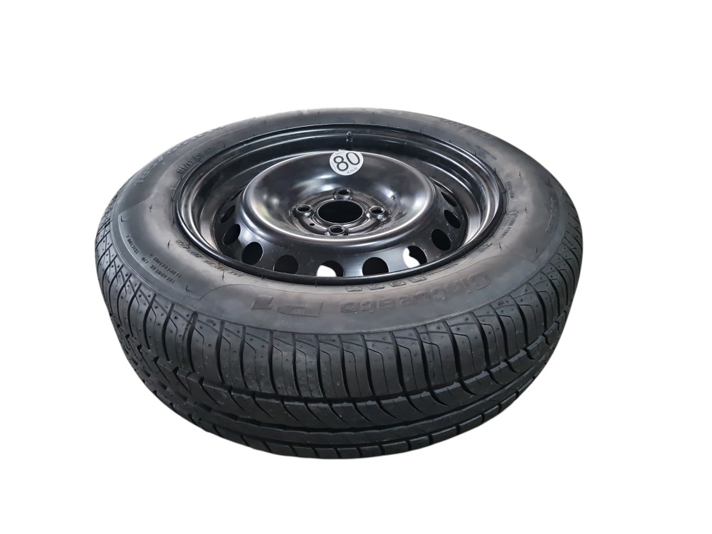 Pneu Estepe Com Roda Ferro Renault Logan Zen 2013 Original Preta 3
