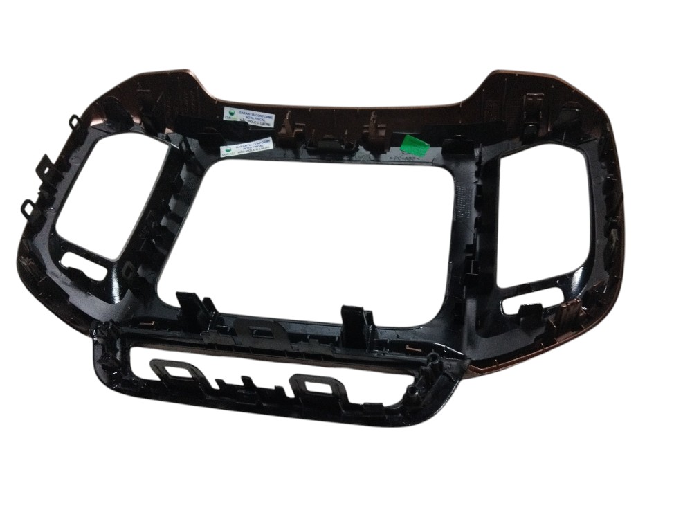 Moldura Central Multimídia Fiat Toro 2019 Original Marrom Marrom 5