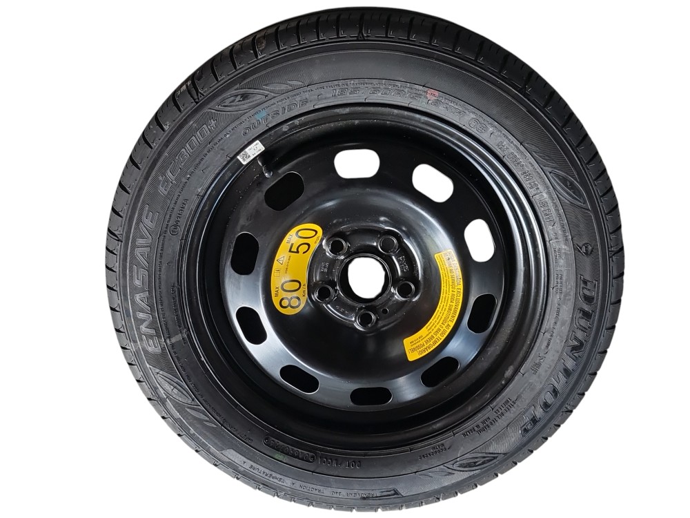 Estepe Roda 185/60r15 Aro 15 Dunlop 0 Km Original Enasave 5