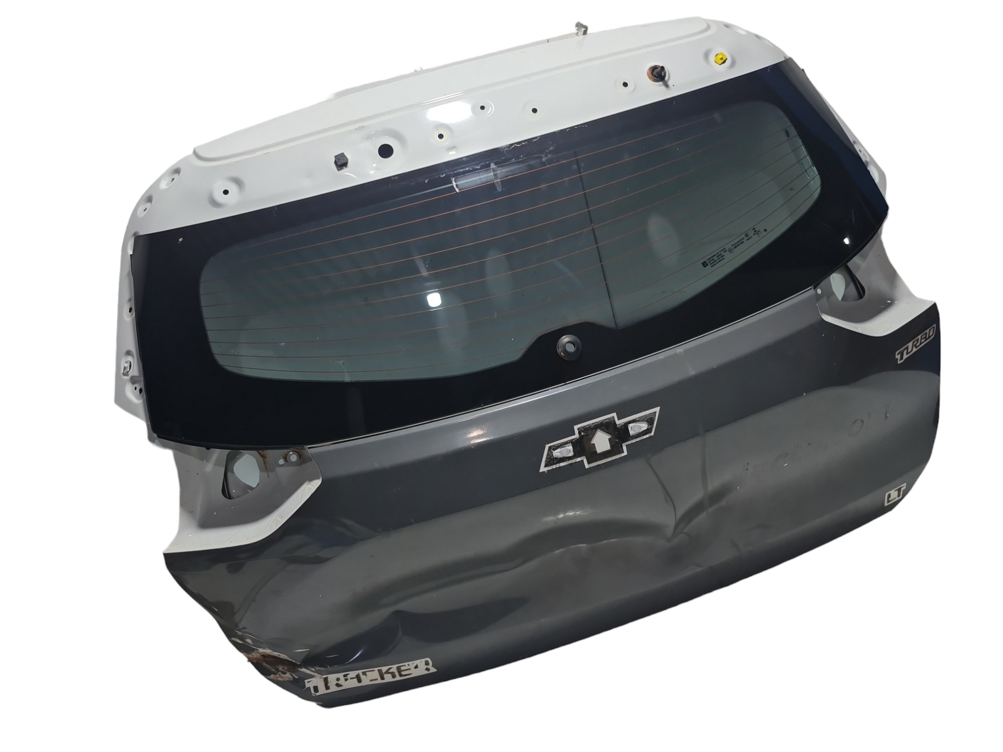 Tampa Traseira Porta Mala Tracker Lt Ecoturbo 22 Detalhe Branco 1